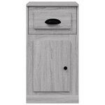 vidaXL Armoire latérale avec tiroir sonoma gris 40x50x75 cm