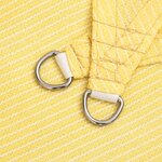 vidaXL Voile d'ombrage 160 g/m² Beige 6x6 m PEHD