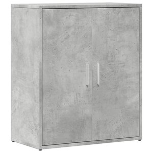 vidaXL Buffet gris béton 60x31x70 cm bois d'ingénierie