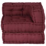 vidaXL Canapé modulaire marron 70x70x54 tissu