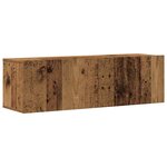 vidaXL Ensemble de meuble TV mural 6 Pièces vieux bois bois d'ingénierie