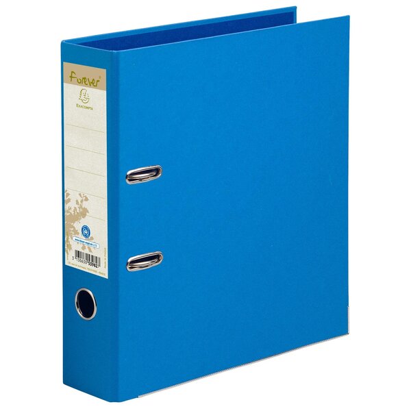 Classeur À Levier Rembordé Papier Dos 80mm Forever - A4 - Bleu Clair - X 10 - Exacompta