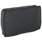 vidaXL Set de coussins de palette 3 Pièces Noir Tissu Oxford