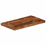 vidaXL Dessus de table 50x20x3 8 cm rectangulaire bois massif récupéré