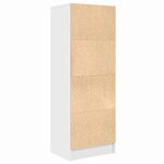 vidaXL Haut Armoire avec tiroir Blanc 45 5 x 34 x 127 cm