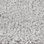 Tapis shaggy vidaXL avec support en latex Gris 160x160 cm