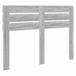 vidaXL Tête de lit Gris Sonoma 160 cm Bois d'ingénierie
