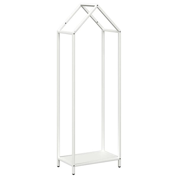 vidaXL Portant de bois chauffage blanc 40x25x120 cm