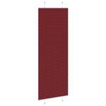 vidaXL Store plissé rouge bordeaux 80x200 cm largeur du tissu 79 4 cm