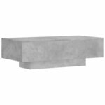 vidaXL Table basse gris béton 100x49 5x31 cm bois d'ingénierie