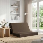 vidaXL Canapé-lit pliable 120 x 67 x 45 cm Taupe