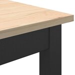 vidaXL Table basse Naturel 60 x 50 x 36 cm Bois de pin massif
