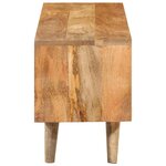 vidaXL Meuble TV 110x30x41 cm bois massif de manguier
