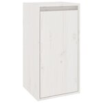 vidaXL Meubles TV 2 Pièces Blanc Bois massif de pin