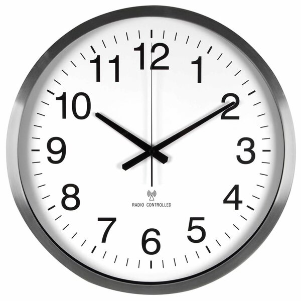 Velleman horloge murale dcf radiocommandée 50 cm wc50d