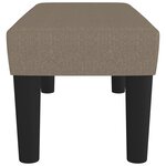 vidaXL Banc Taupe 70x30x30 cm Tissu
