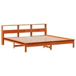 vidaXL Cadre de lit sans matelas cire marron 180x200cm bois pin massif