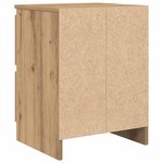 vidaXL Meuble TV chêne artisanal 40x35x54 cm bois d'ingénierie