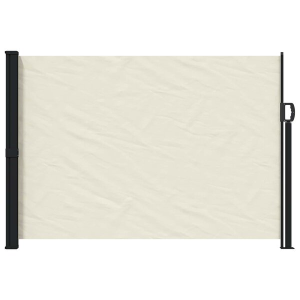 vidaXL Store latéral rétractable Crème 300 x 170 cm Polyester