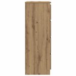 vidaXL Buffet chêne artisanal 60x35x98 5 cm bois d'ingénierie