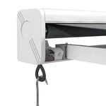 vidaXL Auvent rétractable anthracite 5x3 m tissu et aluminium