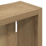 vidaXL Armoire murale de salle de bain Chêne artisan 20 x 10 x 50 cm