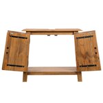 vidaXL Meuble-lavabo de salle de bains pin massif 70x32x63 cm