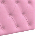 vidaXL Tête de lit suspendue Rose Tissu