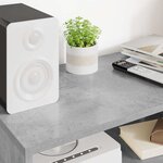 vidaXL Meuble TV Gris béton 60 x 35 x 40 cm Bois d'ingénierie