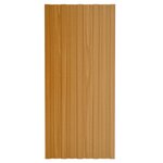 vidaXL Panneaux de toiture 12 Pièces acier galvanisé naturel 100x45 cm