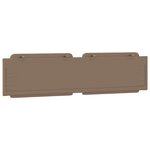 vidaXL Coussin de tête de lit Zadar cappuccino 200 cm similicuir
