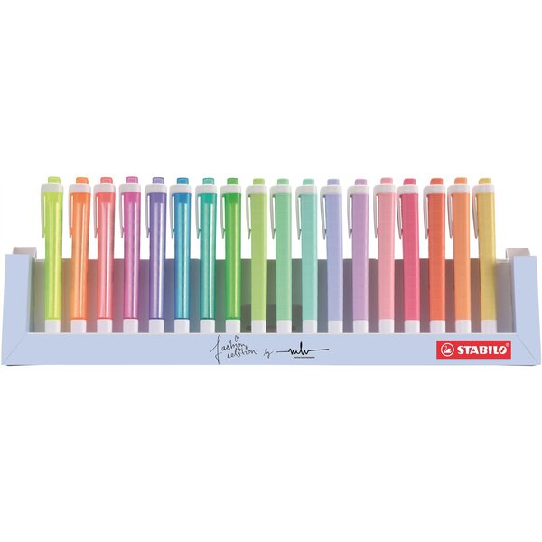 Pack Chevalet de 18 Surligneurs Swing Cool STABILO