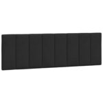 vidaXL Cadre de lit avec LED sans matelas noir 160x200 cm velours