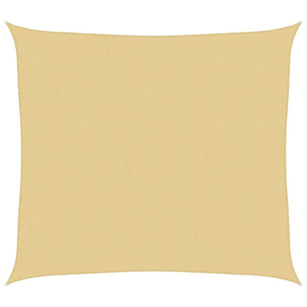 vidaXL Voile d'ombrage sable 3x2 5 m 100   polyester oxford
