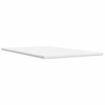 vidaXL Sommier à lattes de lit et matelas Gris clair 120x200cm Velours
