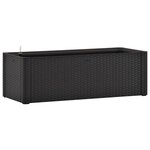 vidaXL Lit surélevé de jardin système arrosage Anthracite 100x43x33 cm