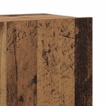 vidaXL Ensemble de meuble TV mural 4 Pièces vieux bois bois d'ingénierie