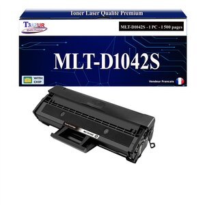 T3AZUR - Toner compatible avec Samsung MLT-D1042S pour Samsung ML-1860 ML-1861 ML-1864K ML-1865 ML-1865W ML-1866 ML-1866W ML-1867