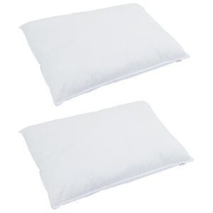 vidaXL Couette Autre avec oreiller 3 Pièces Blanc Bas