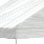 vidaXL Belvédère avec toit blanc 20 07x2 28x2 69 m polyéthylène