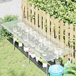 vidaXL Housse de protection plantes avec œillets 1x3 m polyéthylène