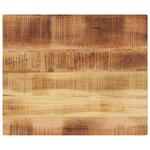 vidaXL Dessus de table rectangulaire bois massif de manguier brut