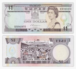 Billet de Collection - 1 Dollars 1987 Fidji - Neuf - P86 bradbury wilkinson