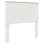 vidaXL Tête de lit Blanc Brillant 100 cm Bois d'ingénierie