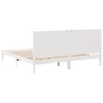 vidaXL Cadre de lit extra long sans matelas 200x220 cm bois massif
