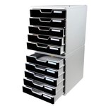Module De Classement Modulo Office 5 Tiroirs Fermés - Noir - Exacompta