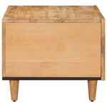 vidaXL Table basse Marron 80 x 50 x 40 cm Bois de mangue massif