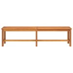 vidaXL Banc de jardin 180x35x45 cm bois massif d'acacia