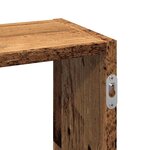 vidaXL Étagère murale vieux bois 159x18x66 cm bois d'ingénierie
