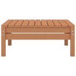 Salon de jardin meuble d'extérieur ensemble de mobilier 8 pièces marron miel bois de pin massif 02_0017866